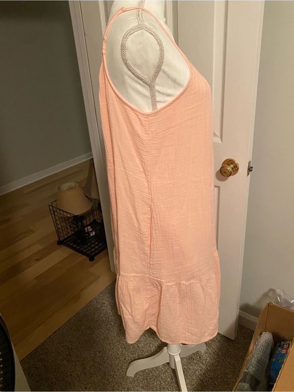 Light Pink Universal Thread Size Large Spaghetti Strap Sundress - Picture 2 of 6